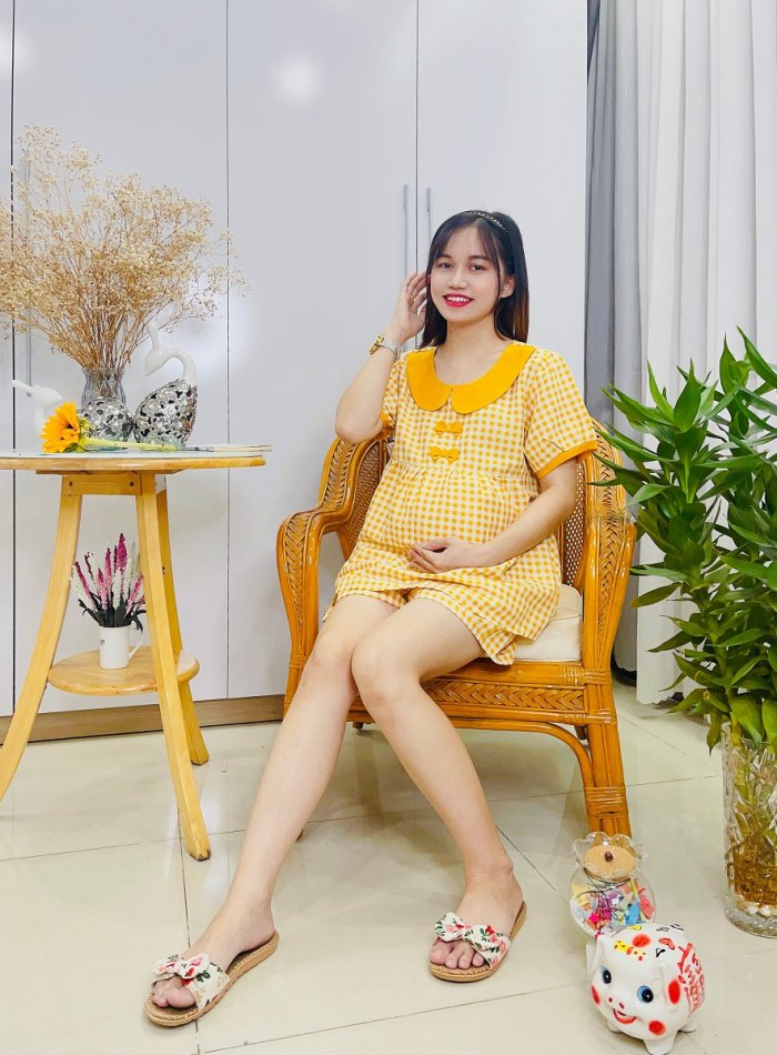 DBA325 - Bộ bầu đùi ren ngố xinh xắn