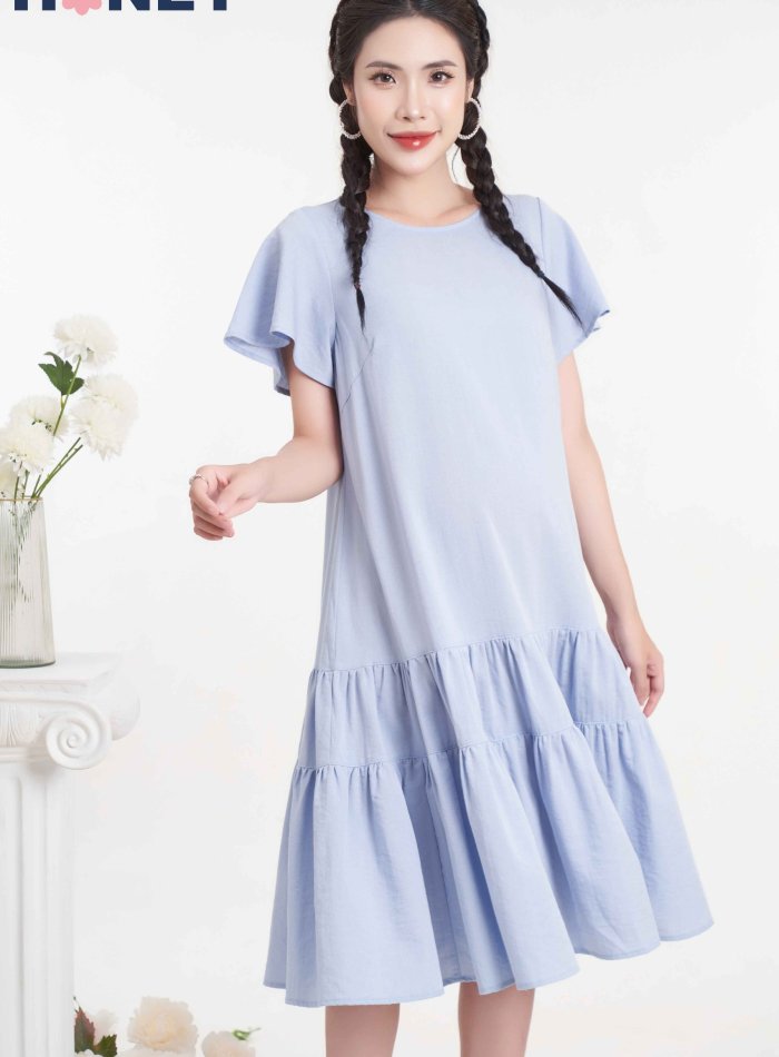 HNV1H242942- Babydoll cổ tròn