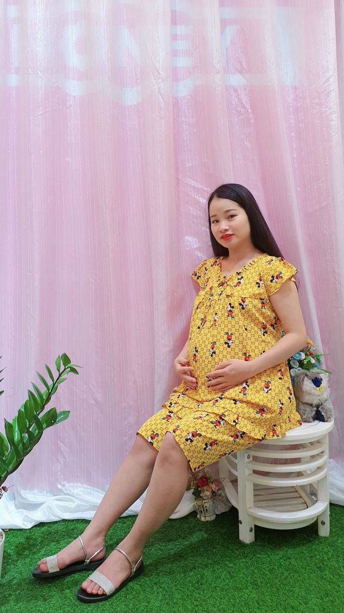 Đầm bầu công sở mùa hè váy bầu dáng dài chất đẹp mẫu mới  Shopee Việt Nam